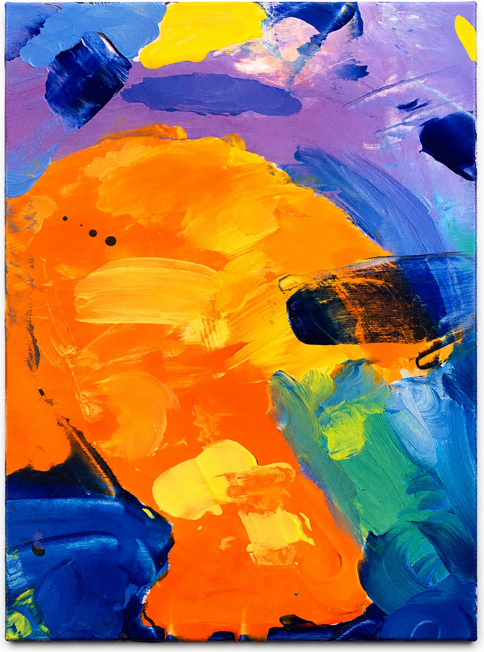 Costa Rican Reef — abstract acrylic on canvas painting by Lara Kirstin